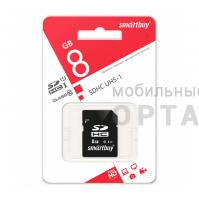Карта памяти SDHC 8 Гб Smartbuy Class 10