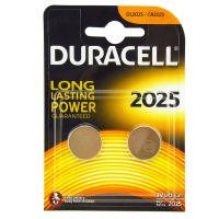 Элемент питания Duracell CR2025  BL2  (2/20/200/29400)