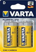 Элемент питания VARTA  R20 Superlife (2 бл)   (24/120)