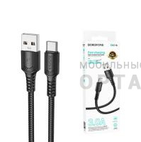 Кабель Usb Borofone BX116 cable for Type-c, чёрный
