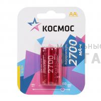 Аккумуляторная батарейка КОСМОС R6 (2700 mAh)  BL2   (2/24/288)