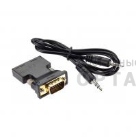 Переходник HDMI(F) --> VGA(M)+audio,1080*60Hz, VCOM <CA336A> (1/150)