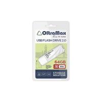 Флешка USB 64 Гб OltraMax 310, USB2.0, белый